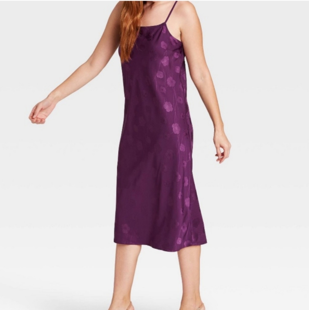 Floral Midi Slip Dress